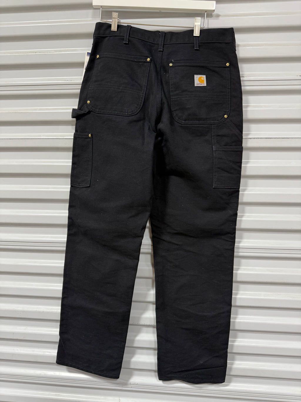 Carhartt Double Knee Pants Black Sz 32x32