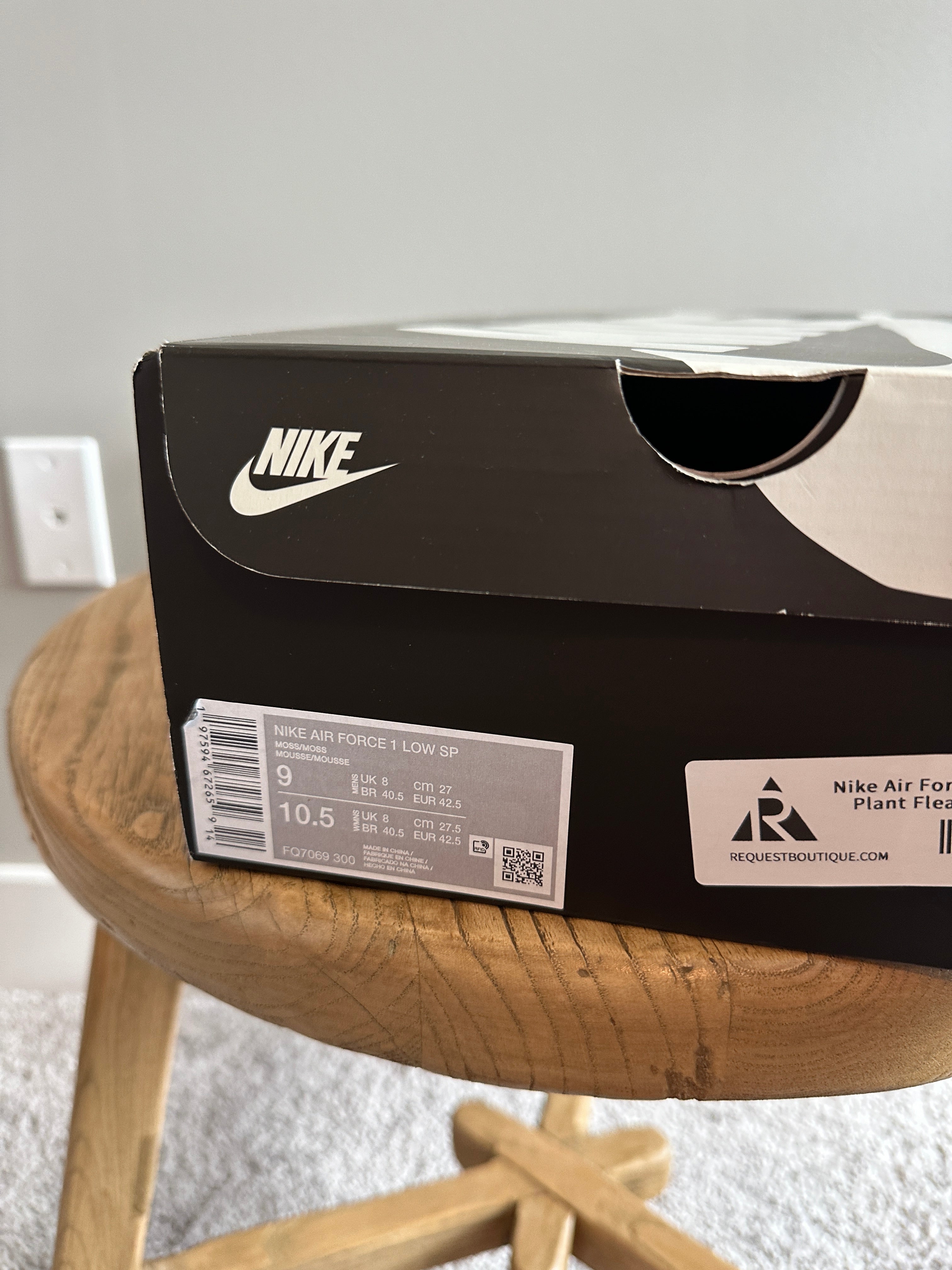 Nike Air Force 1 Low CPFM Moss Sz 9