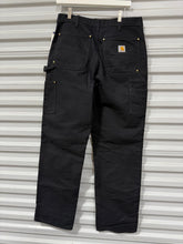 Load image into Gallery viewer, Carhartt Double Knee Pants Black Sz 32x32
