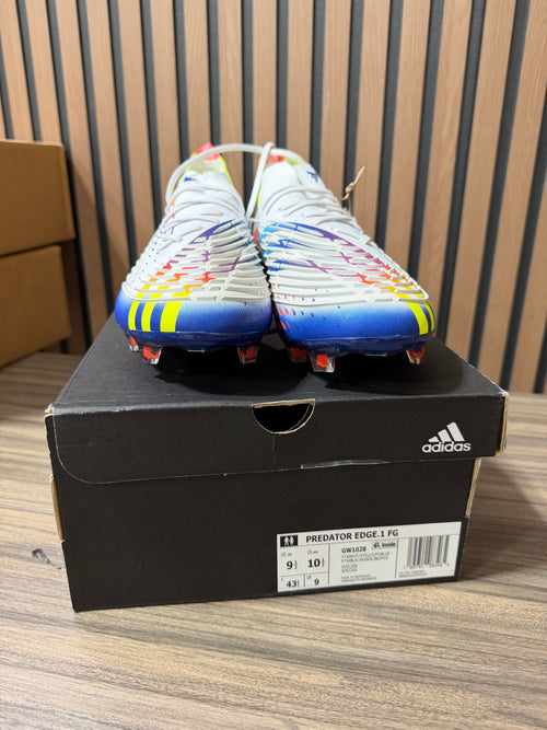adidas Predator Edge.1 FG 'Al Rihla Pack - White' Sz 9.5
