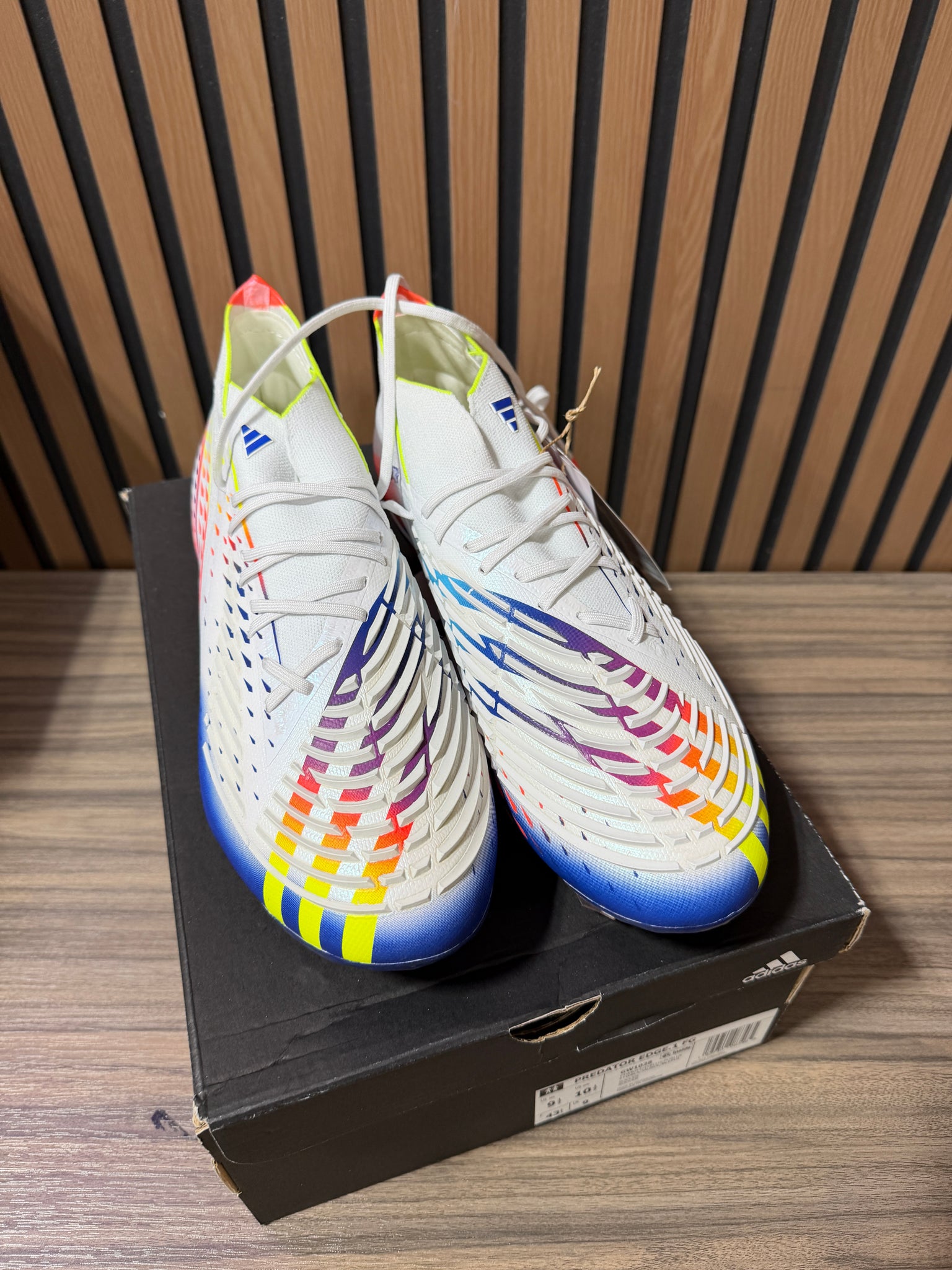 adidas Predator Edge.1 FG 'Al Rihla Pack - White' Sz 9.5 – HN Shop