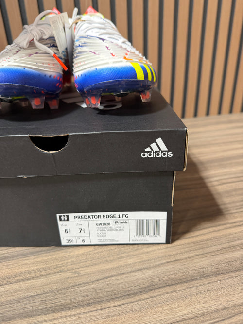 adidas Predator Edge.1 FG 'Al Rihla Pack - White' Sz 6.5