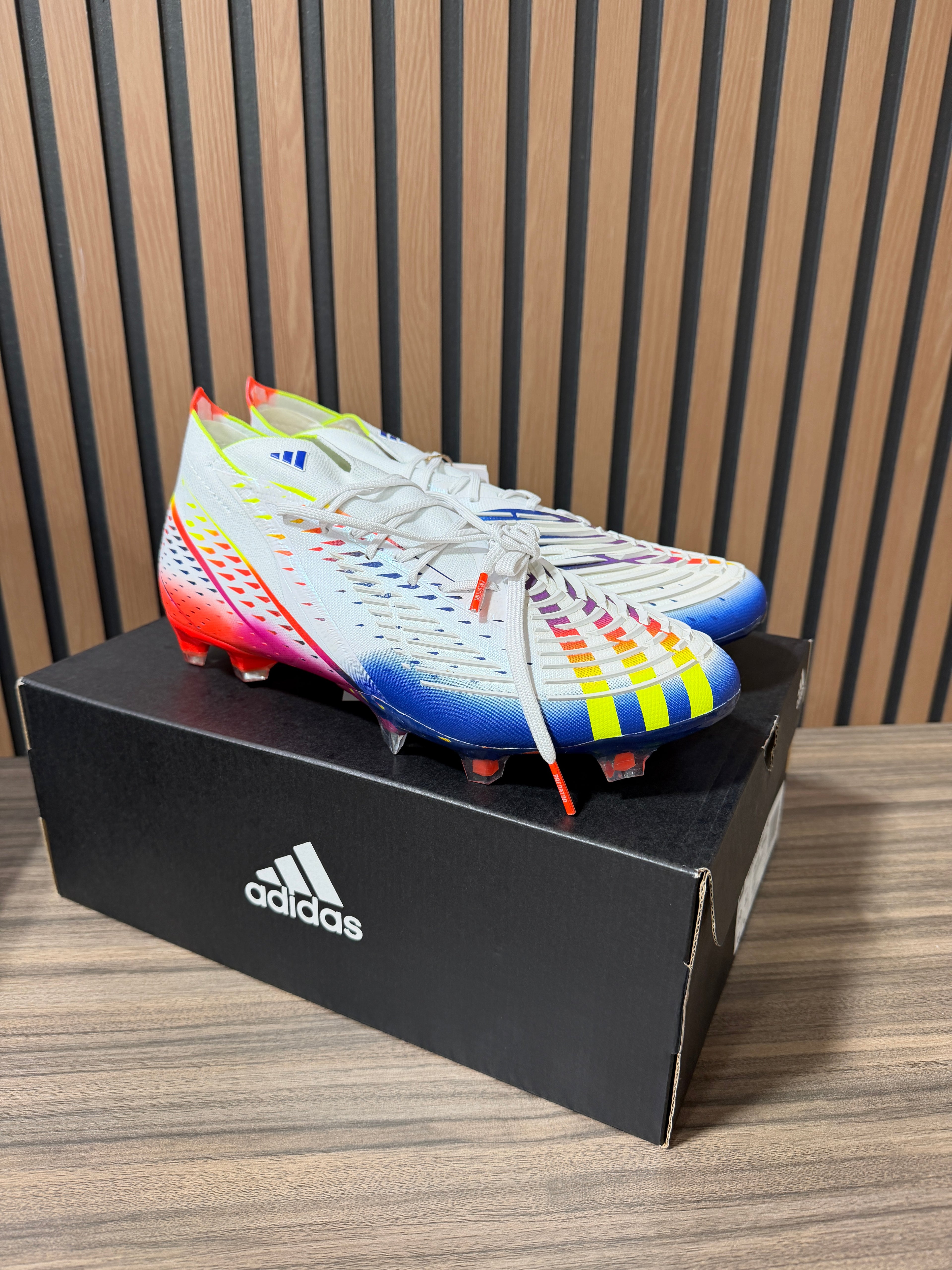 adidas Predator Edge.1 FG 'Al Rihla Pack - White' Sz 10 Mens