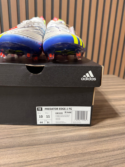 adidas Predator Edge.1 FG 'Al Rihla Pack - White' Sz 10 Mens