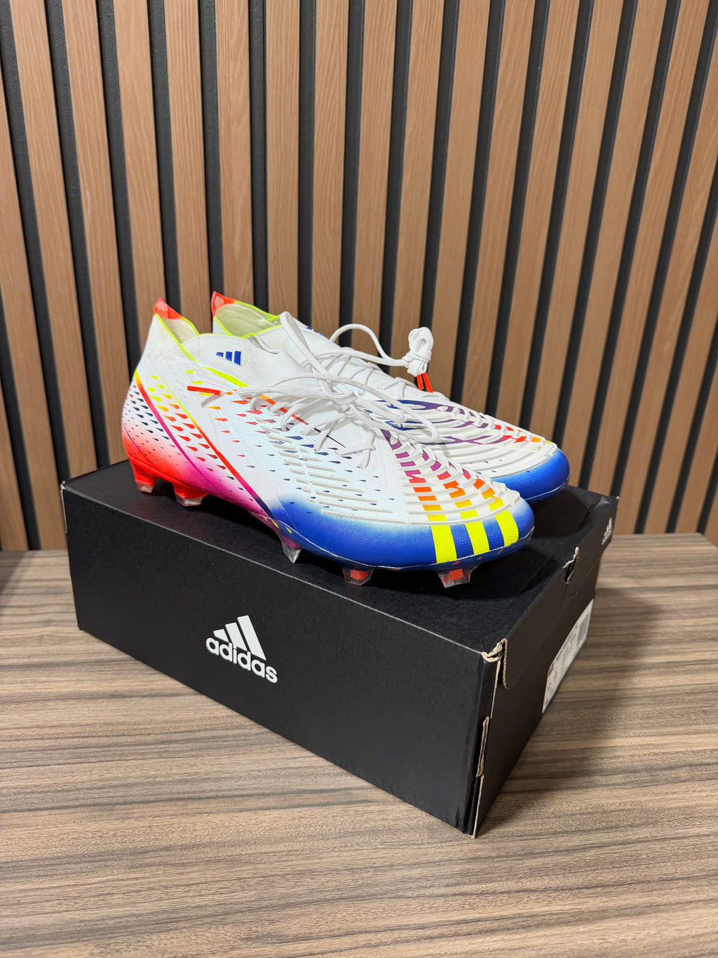 adidas Predator Edge.1 FG 'Al Rihla Pack - White' Sz 12