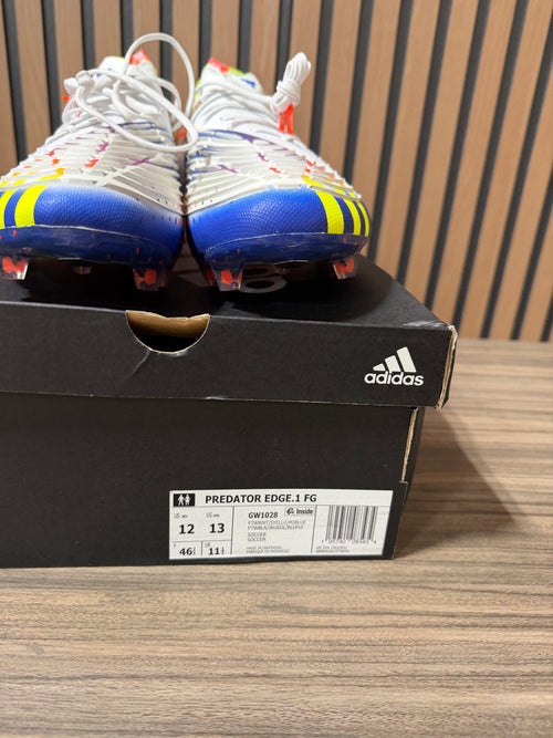 adidas Predator Edge.1 FG 'Al Rihla Pack - White' Sz 12
