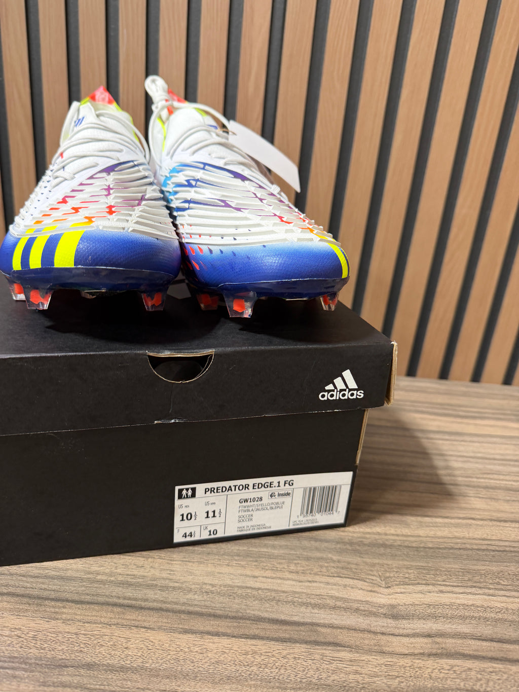 adidas Predator Edge.1 FG 'Al Rihla Pack - White' Sz 10.5