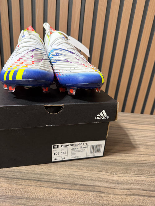 adidas Predator Edge.1 FG 'Al Rihla Pack - White' Sz 10.5