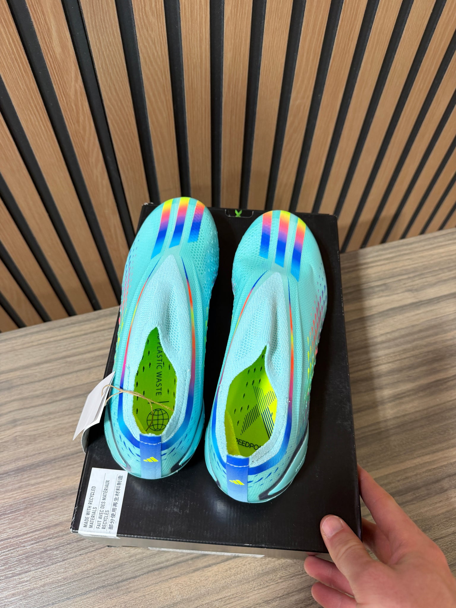 adidas X Speedportal+ FG AI Rihla Pack Men's Soccer Cleats. Sz 7M