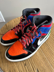 Jordan 1 Mid Multi Patent Sz 10.5M