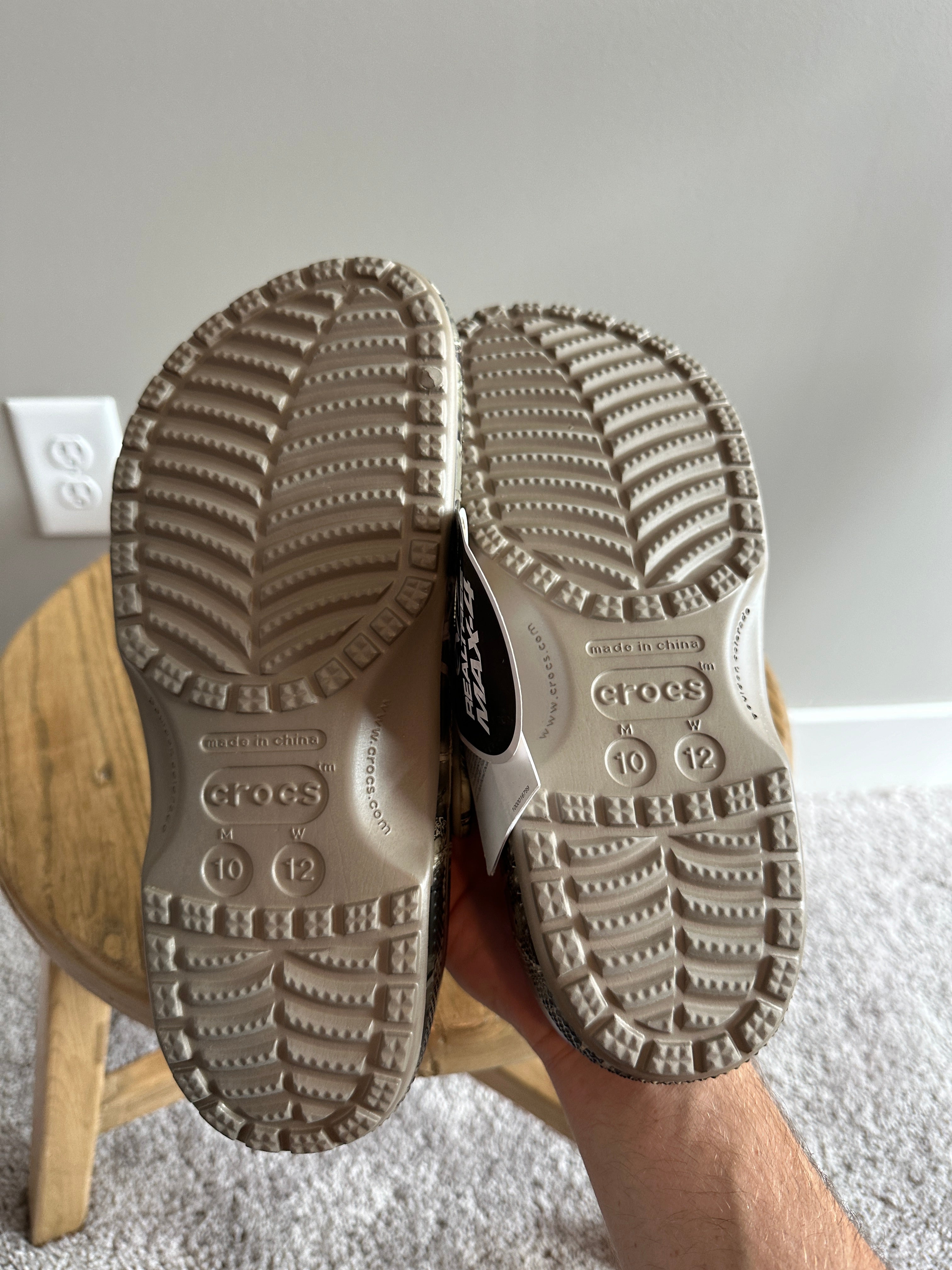 Camo Crocks Sz 10