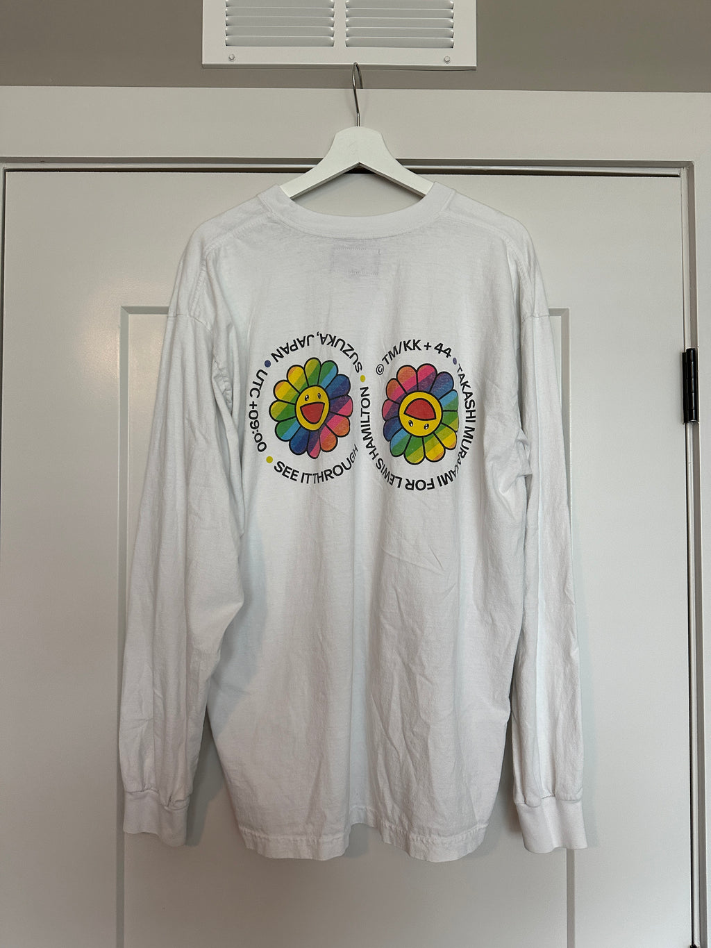 Takashi Murakami Lewis Hamilton Speedway Longsleeve T-shirt Sz XL