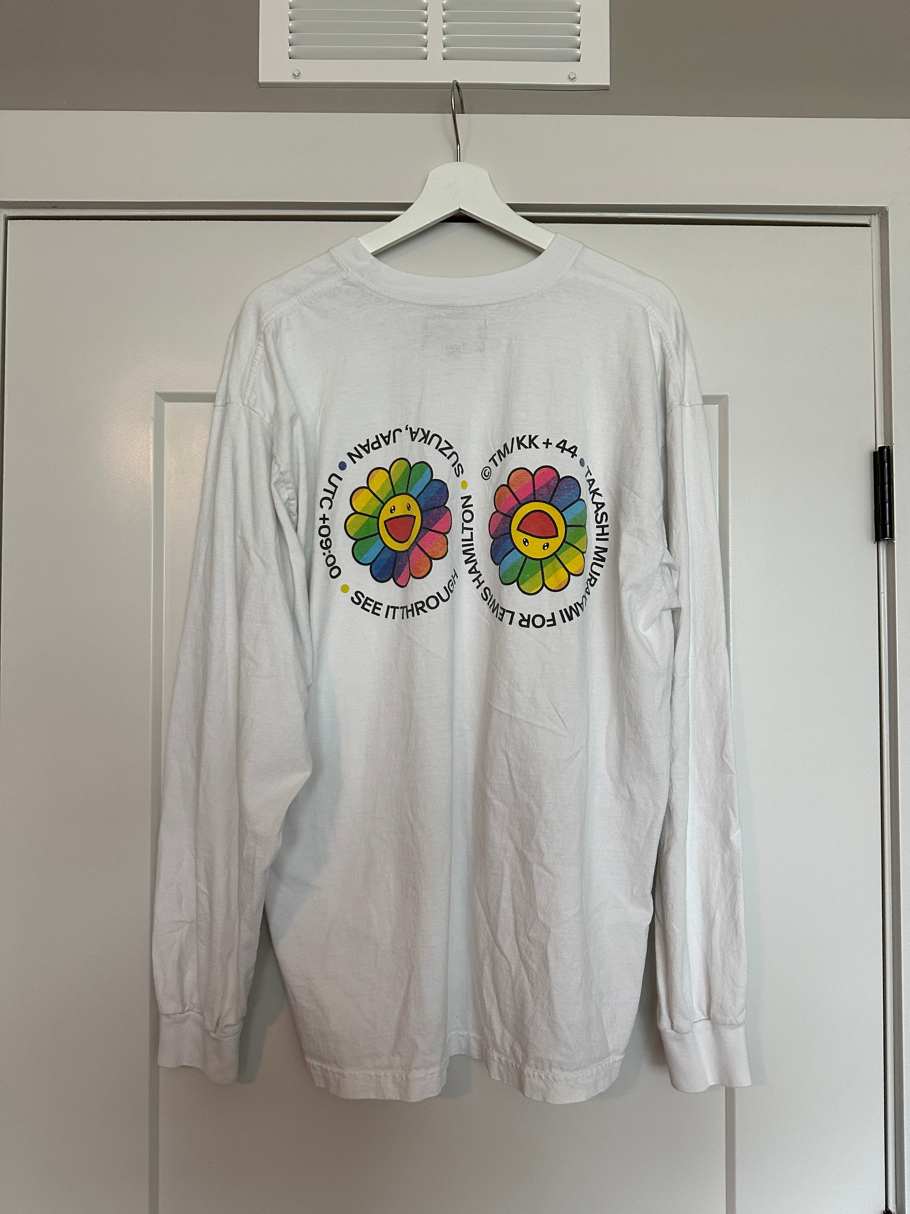 Takashi Murakami Lewis Hamilton Speedway Longsleeve T-shirt Sz XL