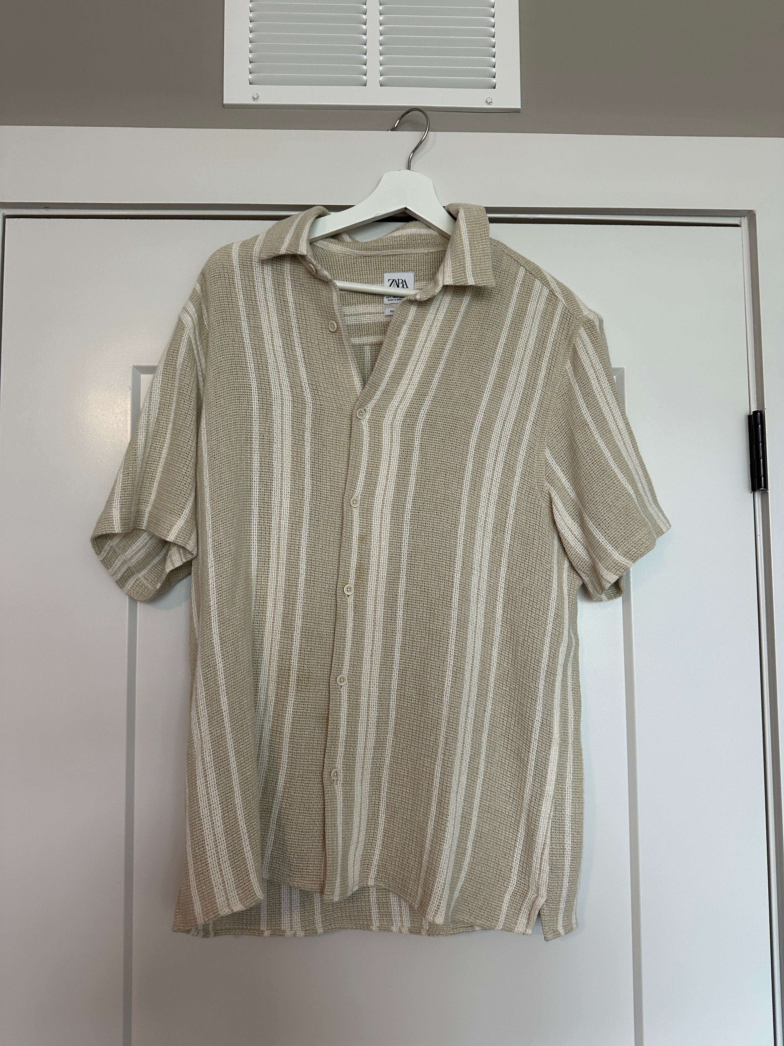 Zara Button Down Sz L