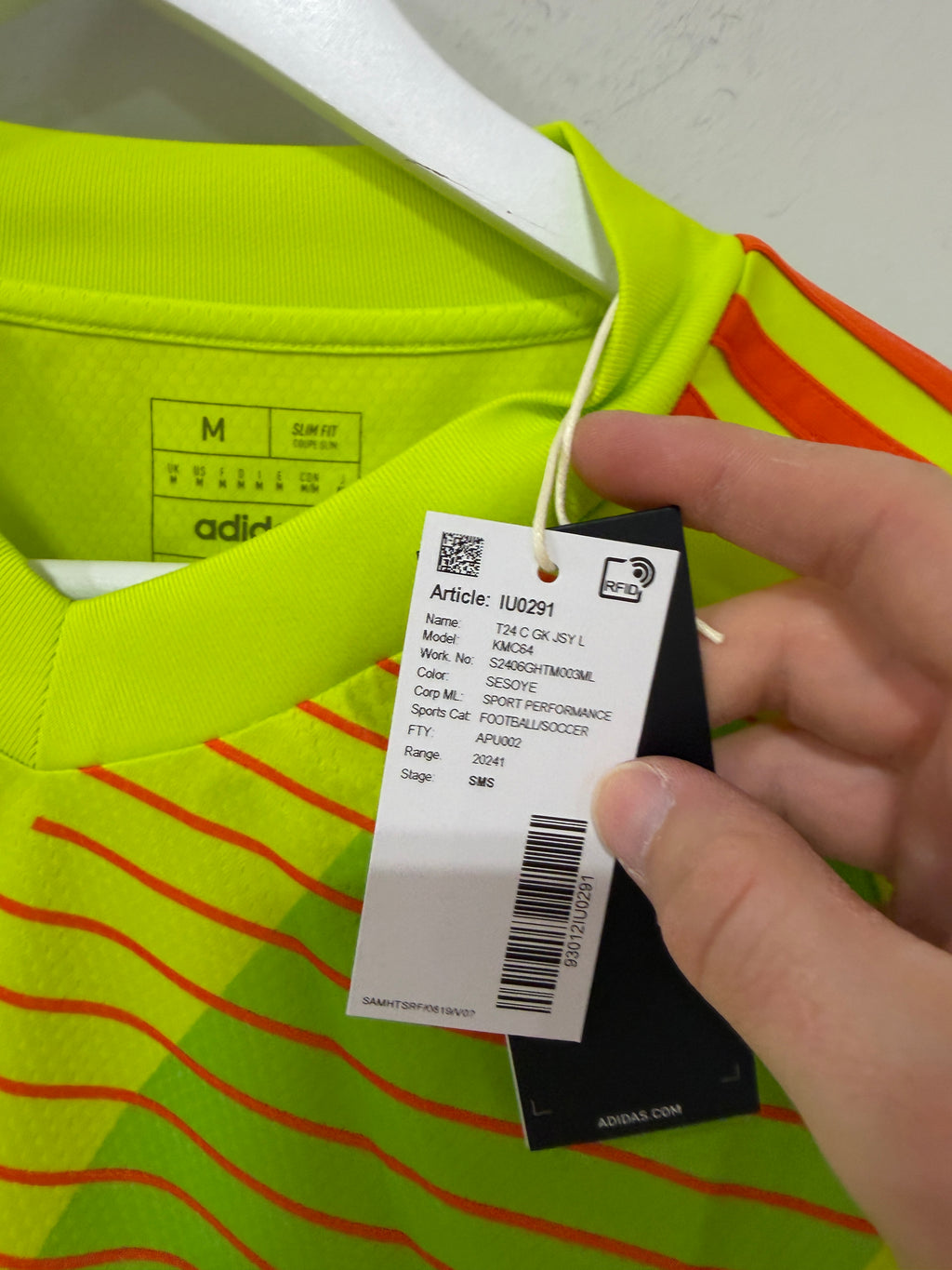Adidas Tiro 24 Club Goalkeeper Jersey – Semi Solar Yellow