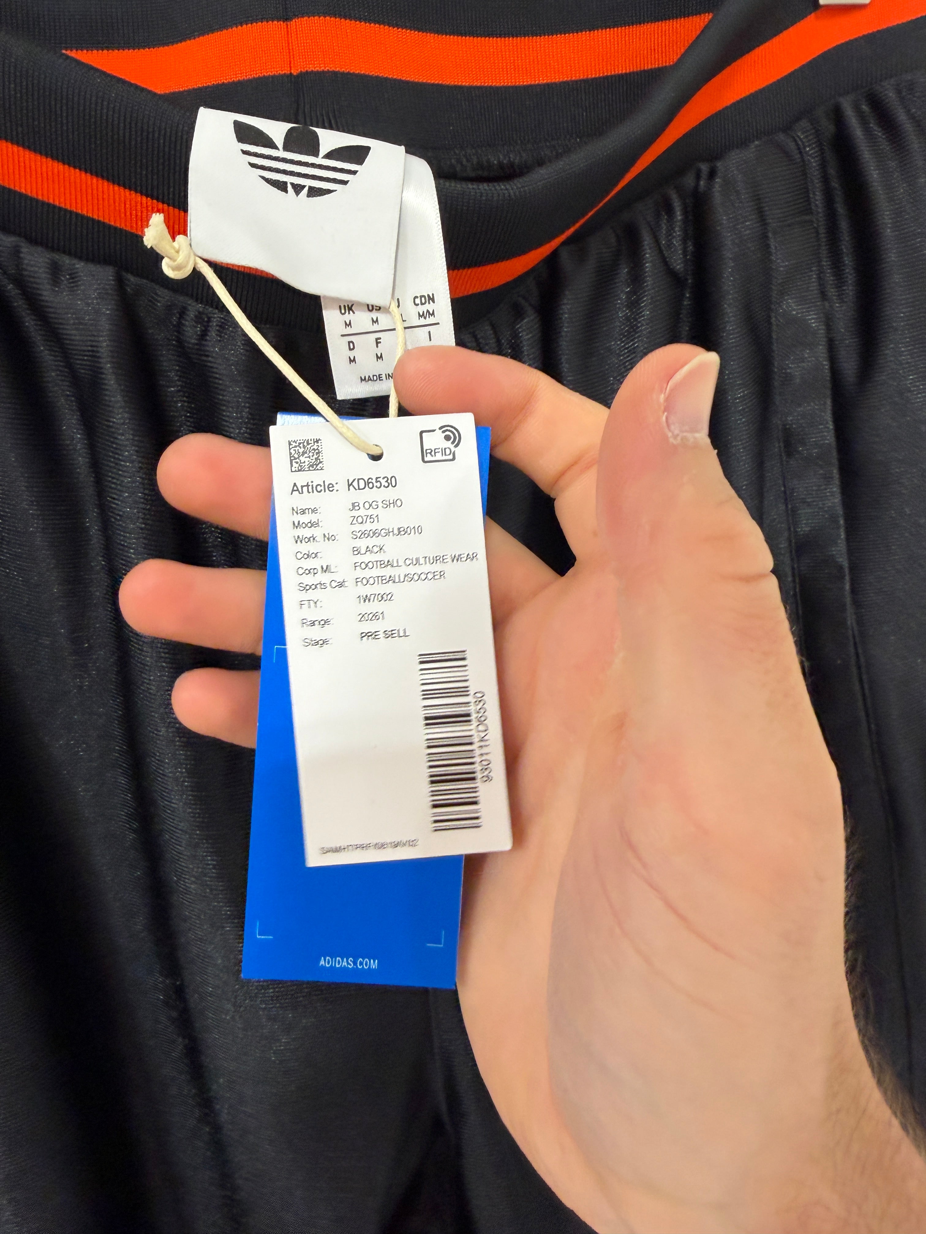 Adidas Jude Bellingham Originals Shorts – Black