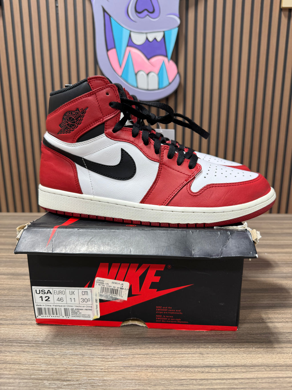 Jordan 1 Chicago 2016 Sz 12