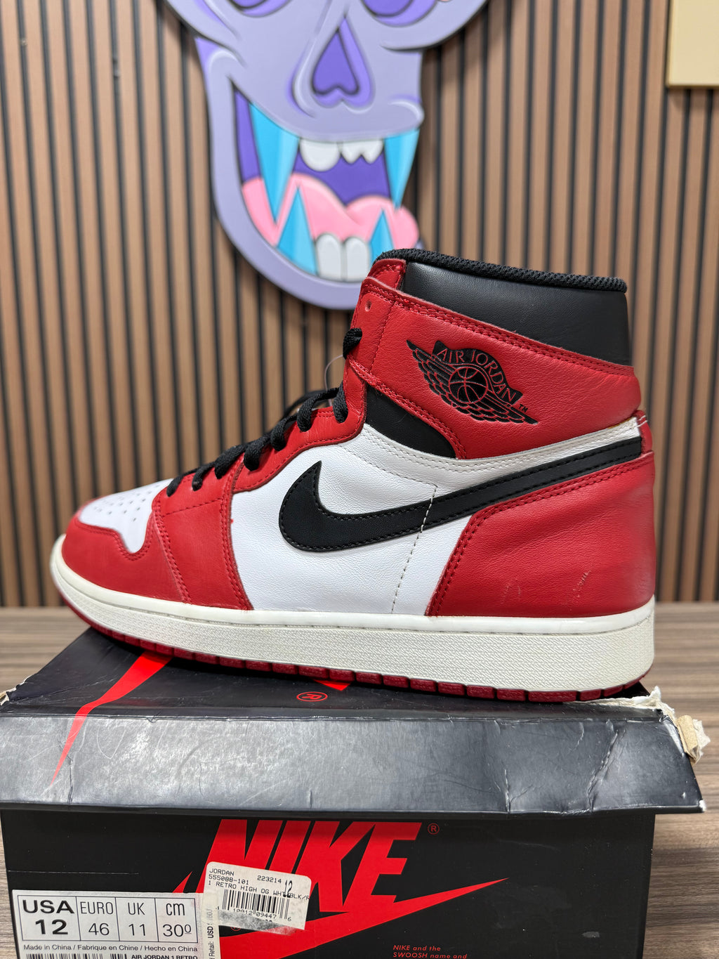 Jordan 1 Chicago 2016 Sz 12