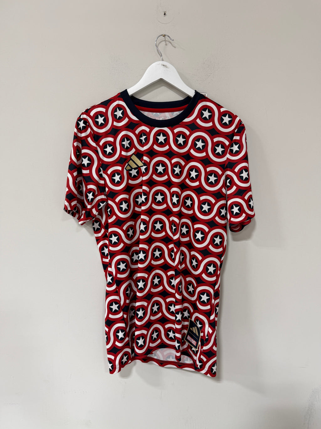 Adidas MLS Allstar Pre-Match Soccer Jersey Captain America Mens Sz M