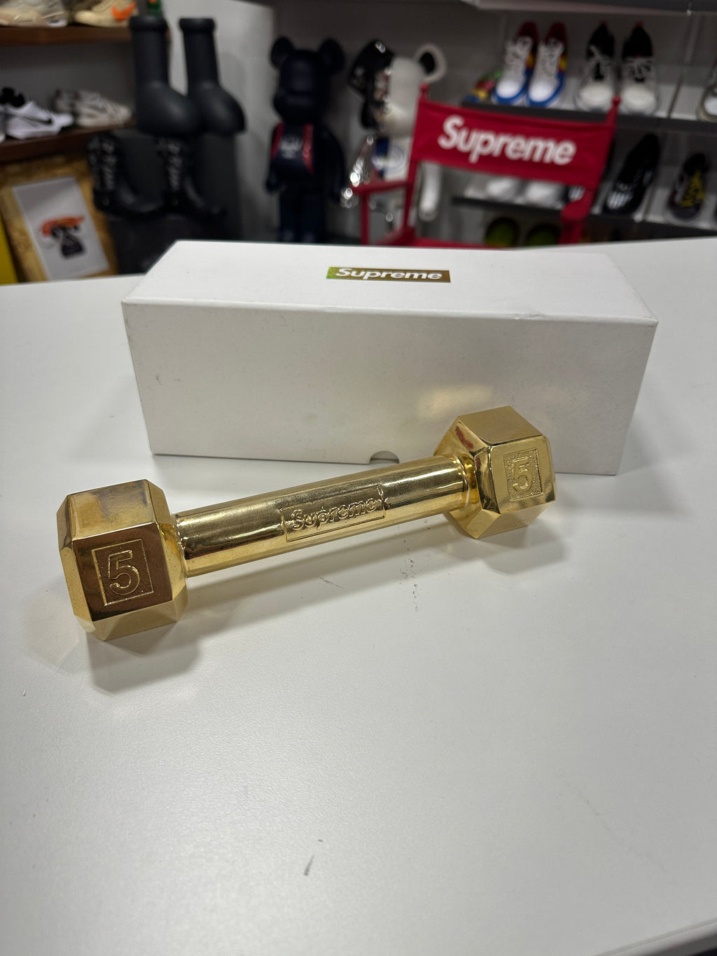 Supreme Plated Dumbbell Gold Plated