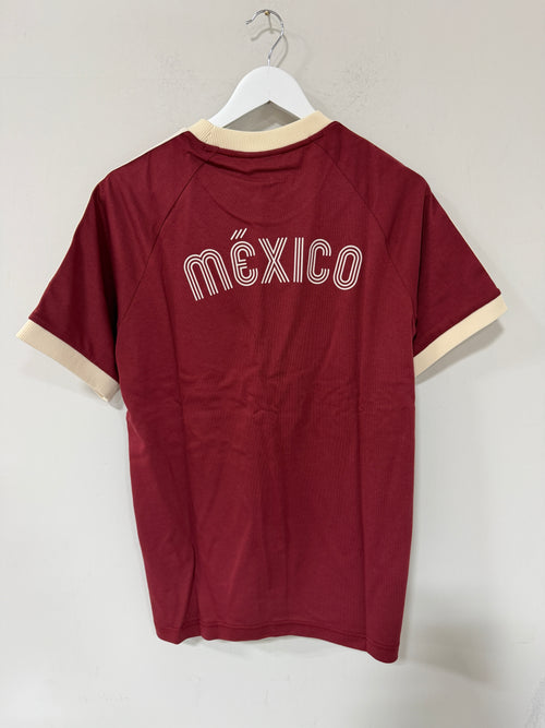 Adidas Mexico National Team Originals 3-Stripe T-Shirt – Noble Maroon