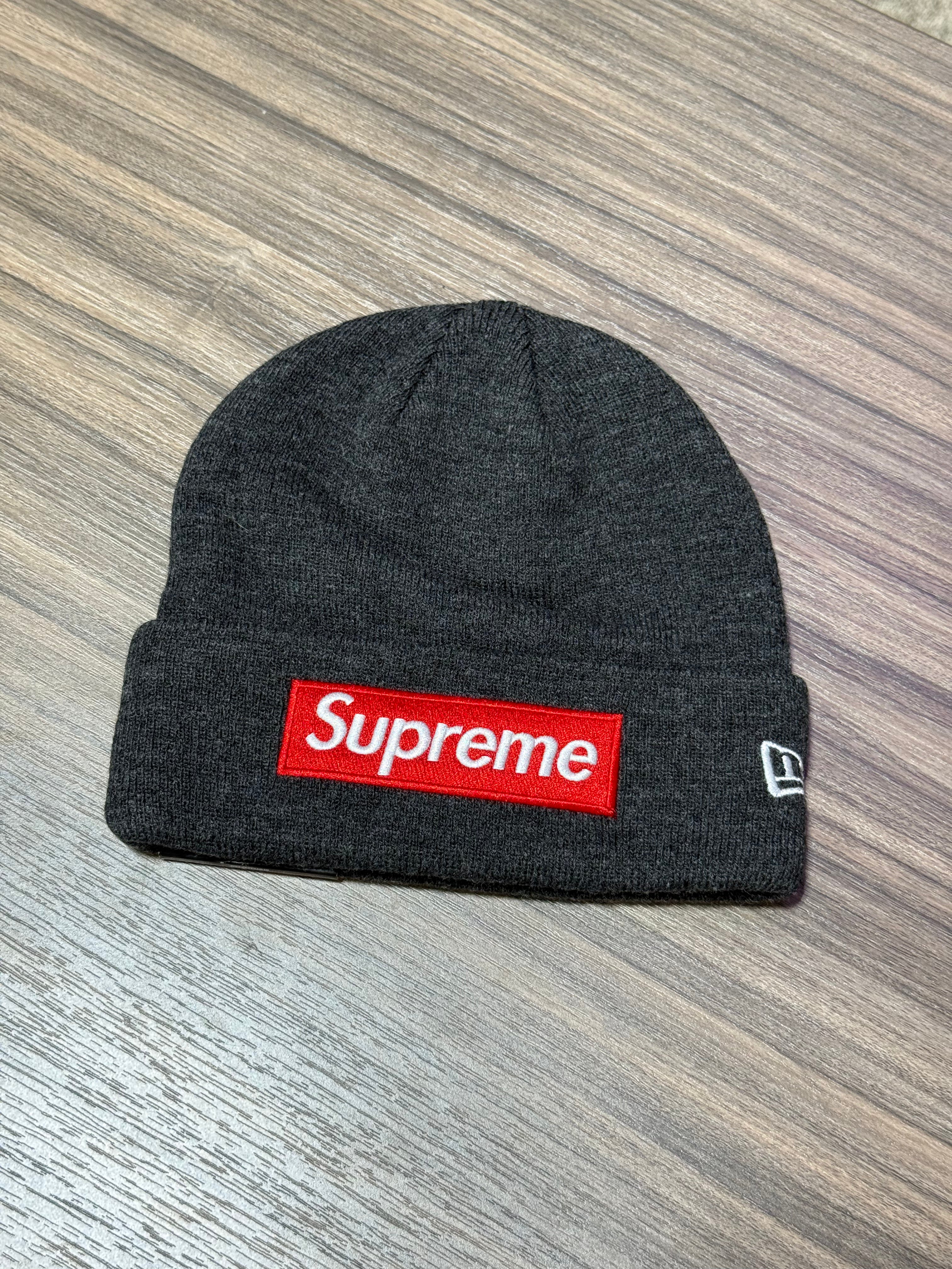 Supreme Box Logo Beanie Heather