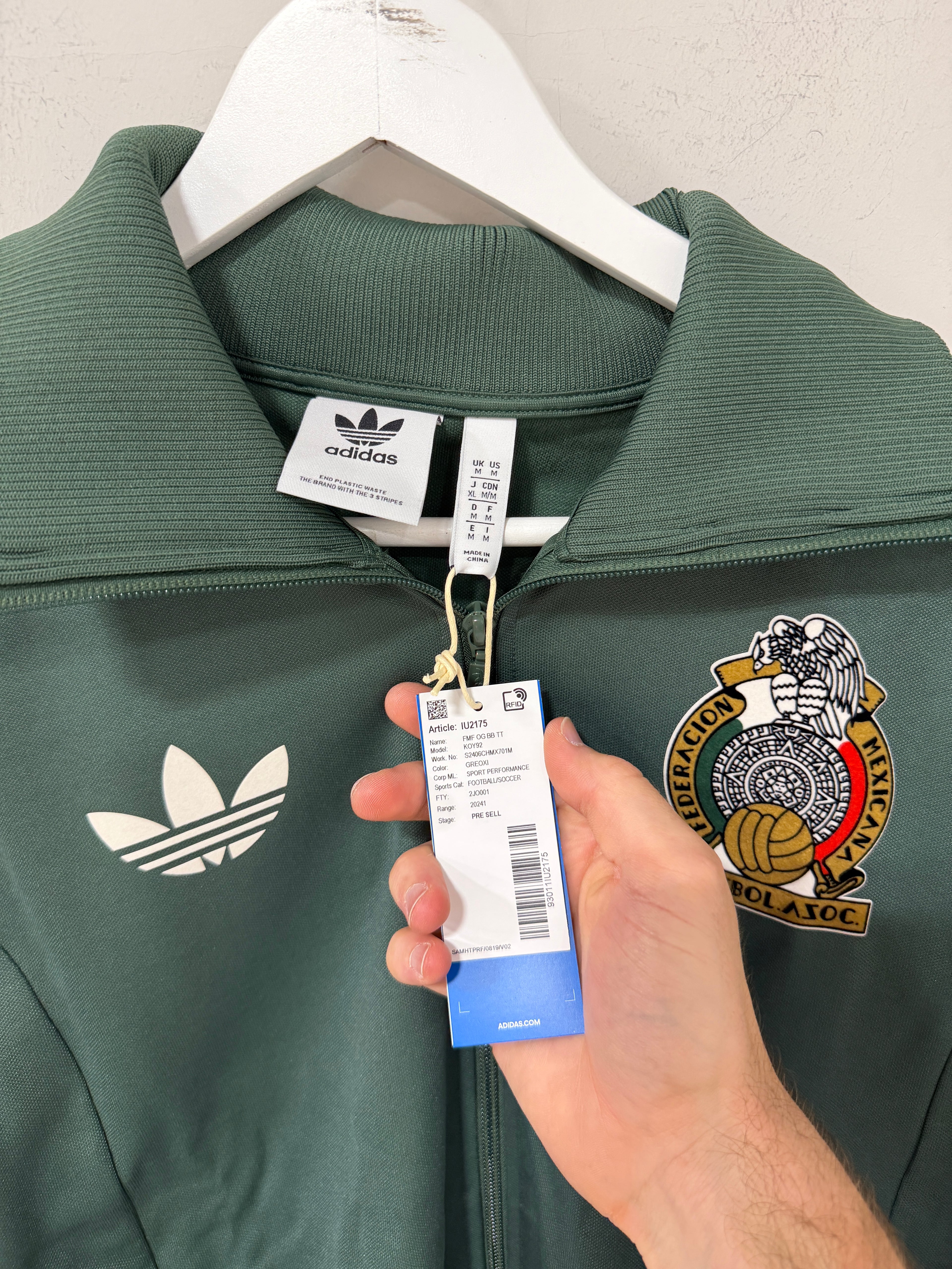 Adidas Mexico Beckenbauer Men's Track Top Jacket