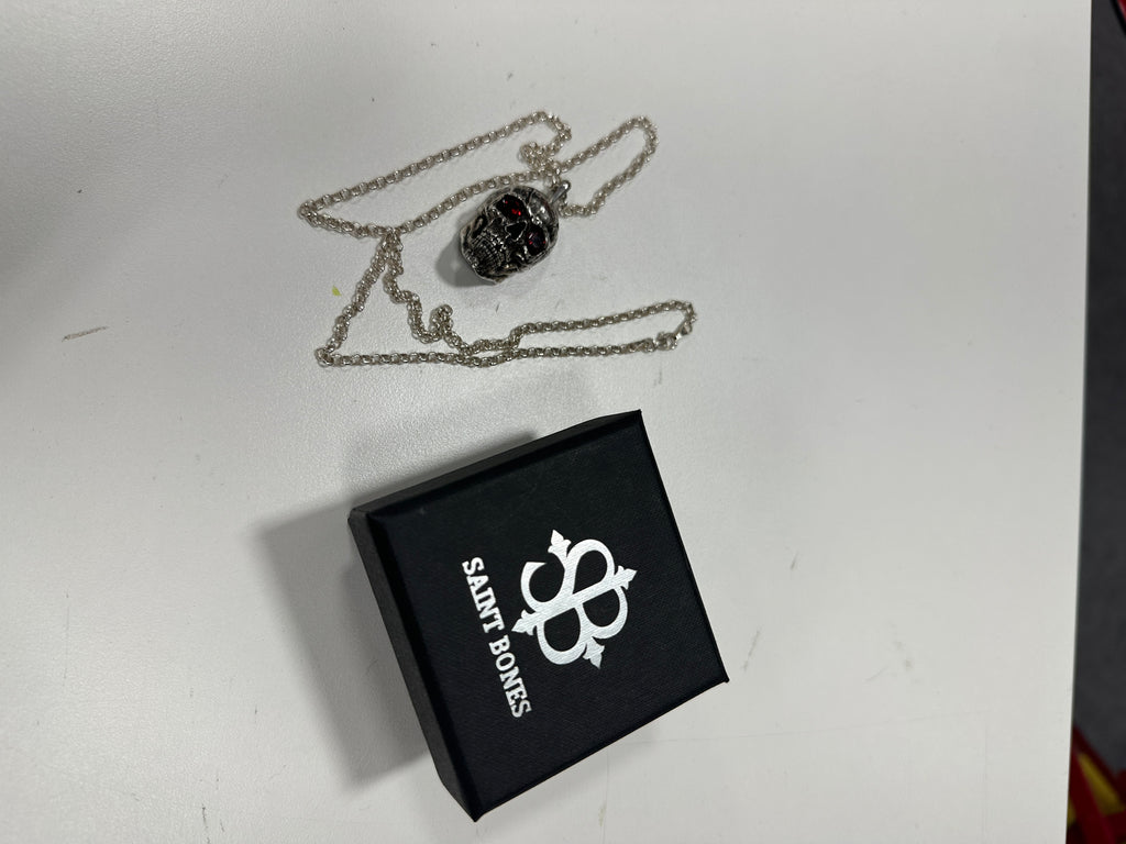 St Bones Sterling Silver Necklace