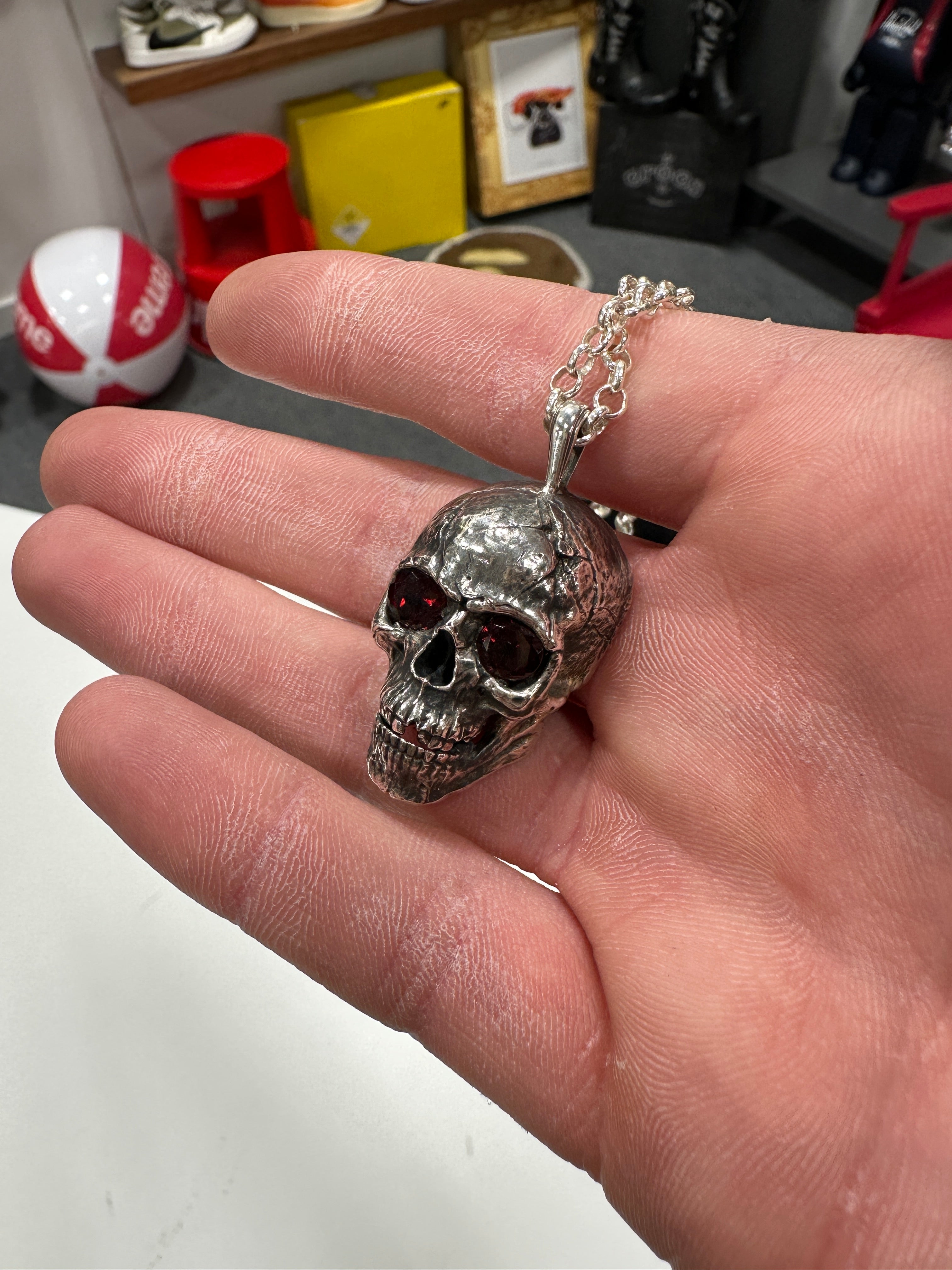 St Bones Sterling Silver Necklace