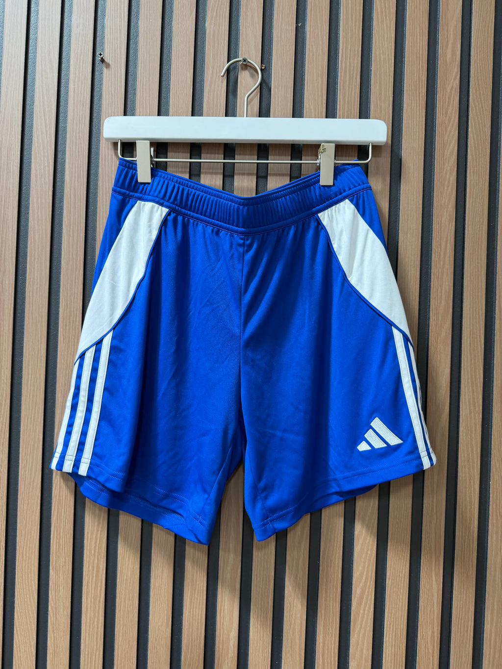 Adidas Tiro 24 soccer shorts in royal blue women's sz S