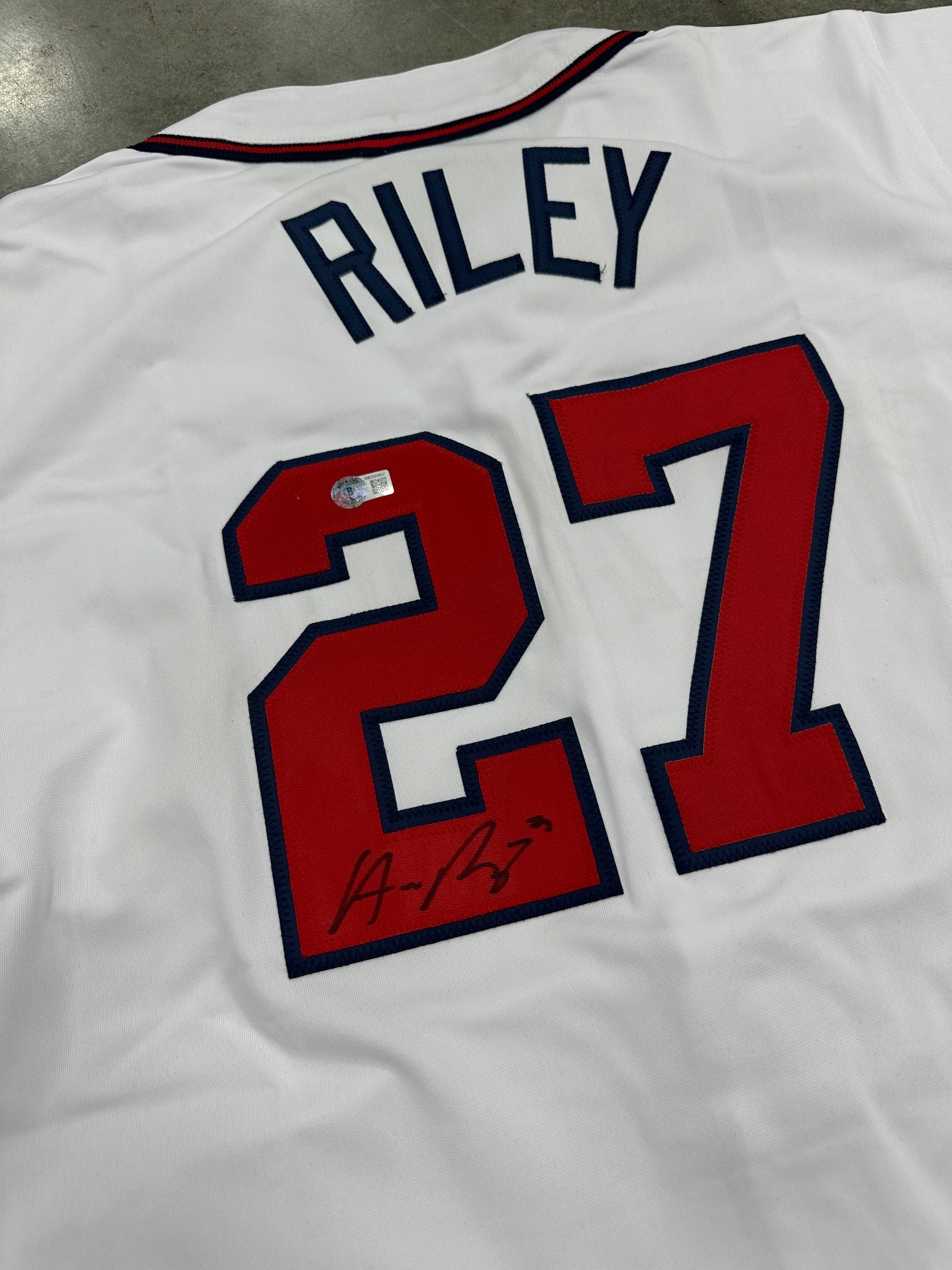 Austin Riley Signed Braves Jersey