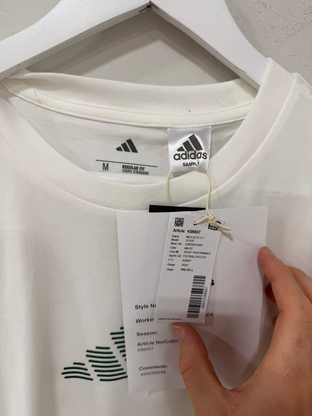 Adidas Mexico Azteca Graphic Thirt – White