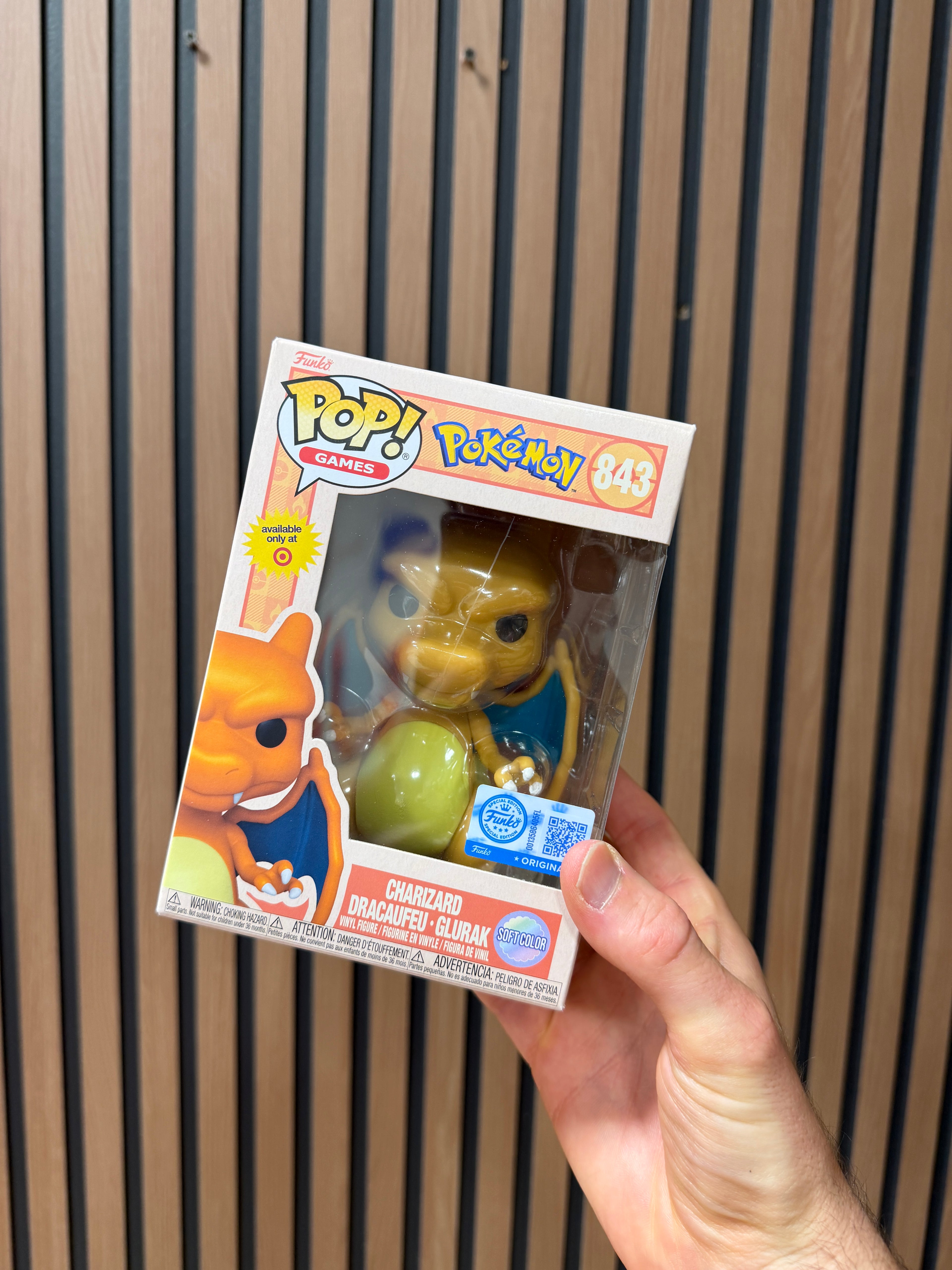 Funko Pop CHARIZARD 843 Pokemon Soft Color Target Exclusive Special Edition