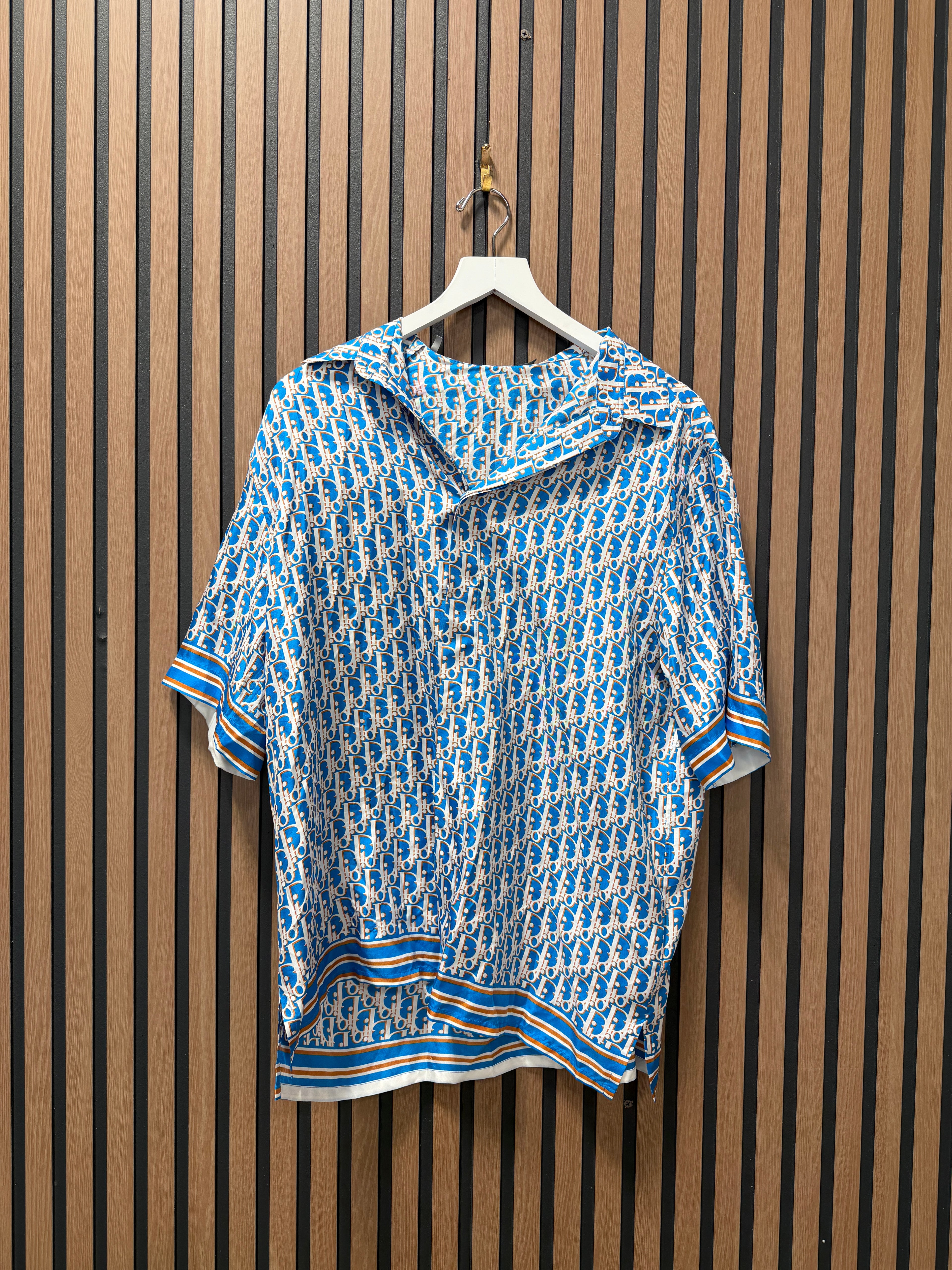 Dior Men 2021 Oblique Jacquard Shirt Sz 41 (Large)