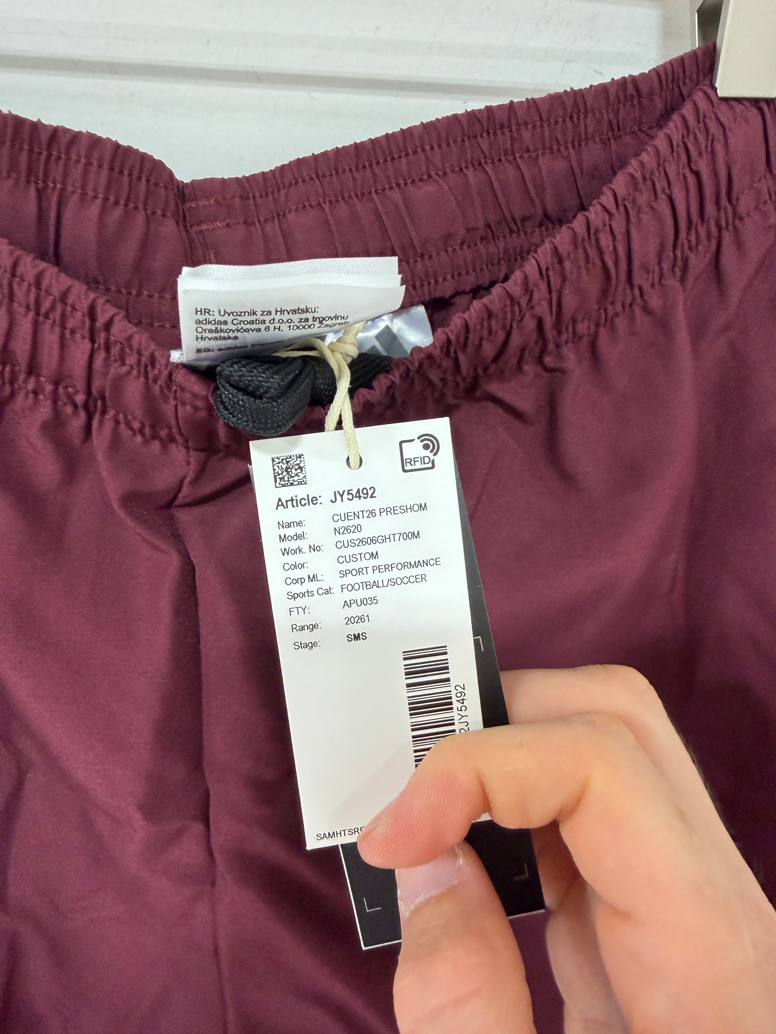 Adidas Custom Entrada 26 Pre-Match Shirt Men's