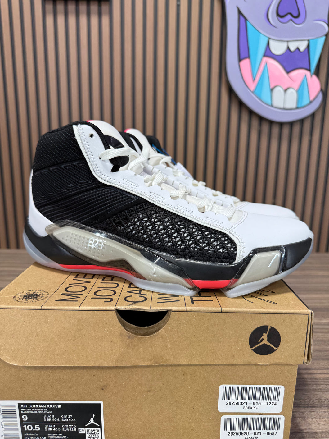 Nike Air Jordan XXXVIII 38 Fundamental Sz 9