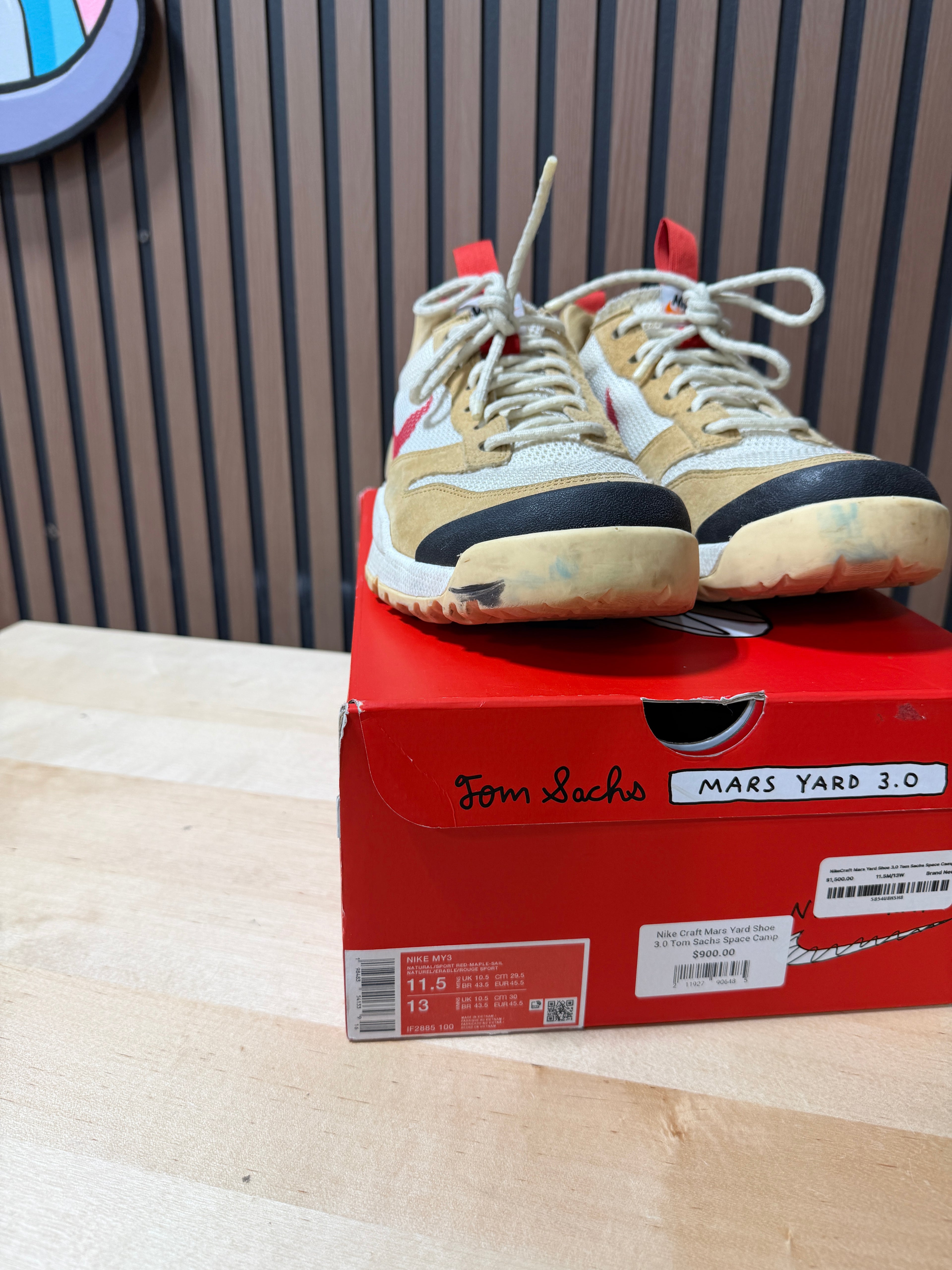 Tom Sachs x Nike Mars Yard 3.0 Sz 11.5