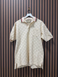 Gucci GG cotton piquet polo shirt Sz XL