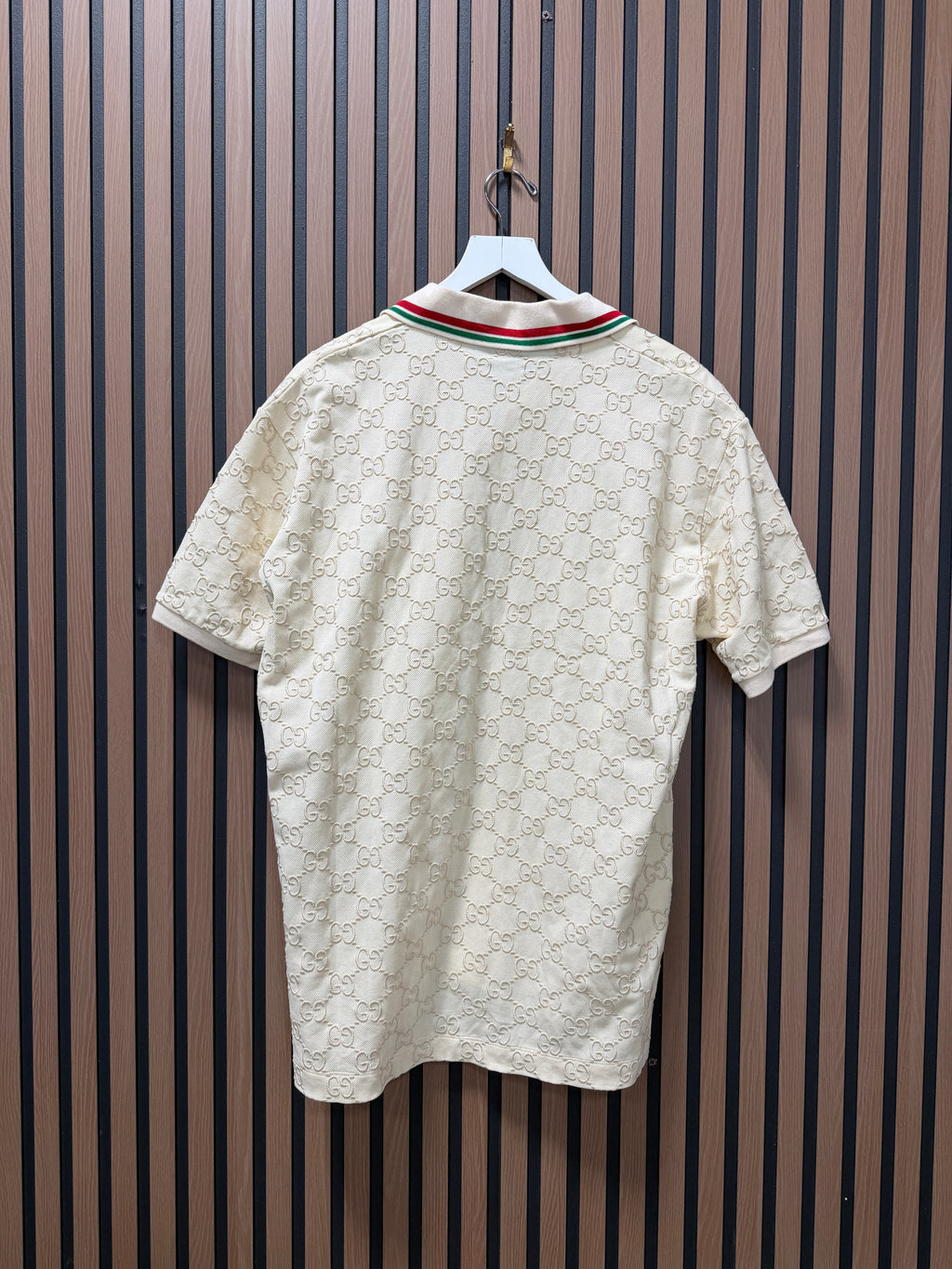 Gucci GG cotton piquet polo shirt Sz XL