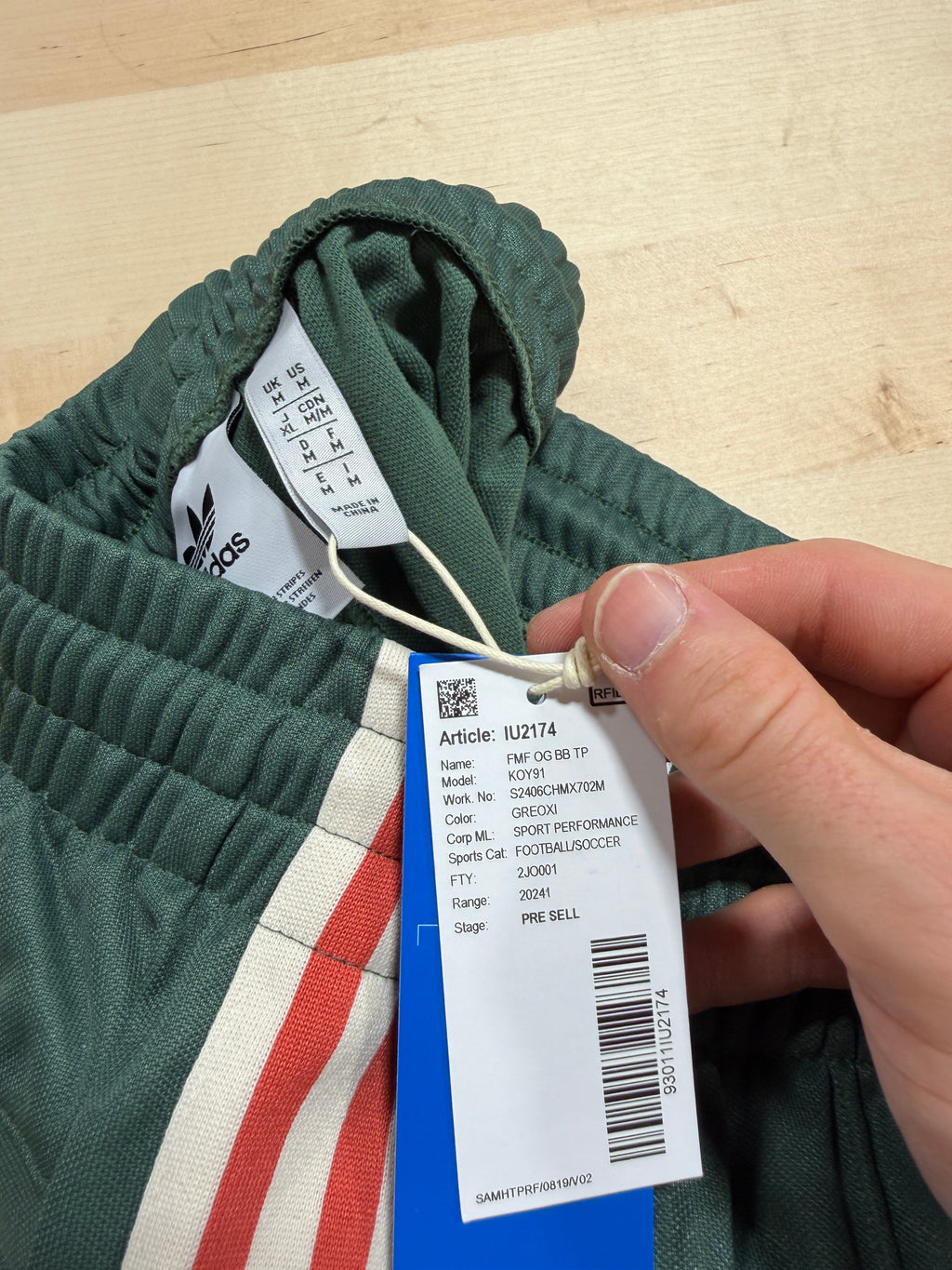 Mens Adidas BB Beckenbauer Track Pants 'Mexico'
