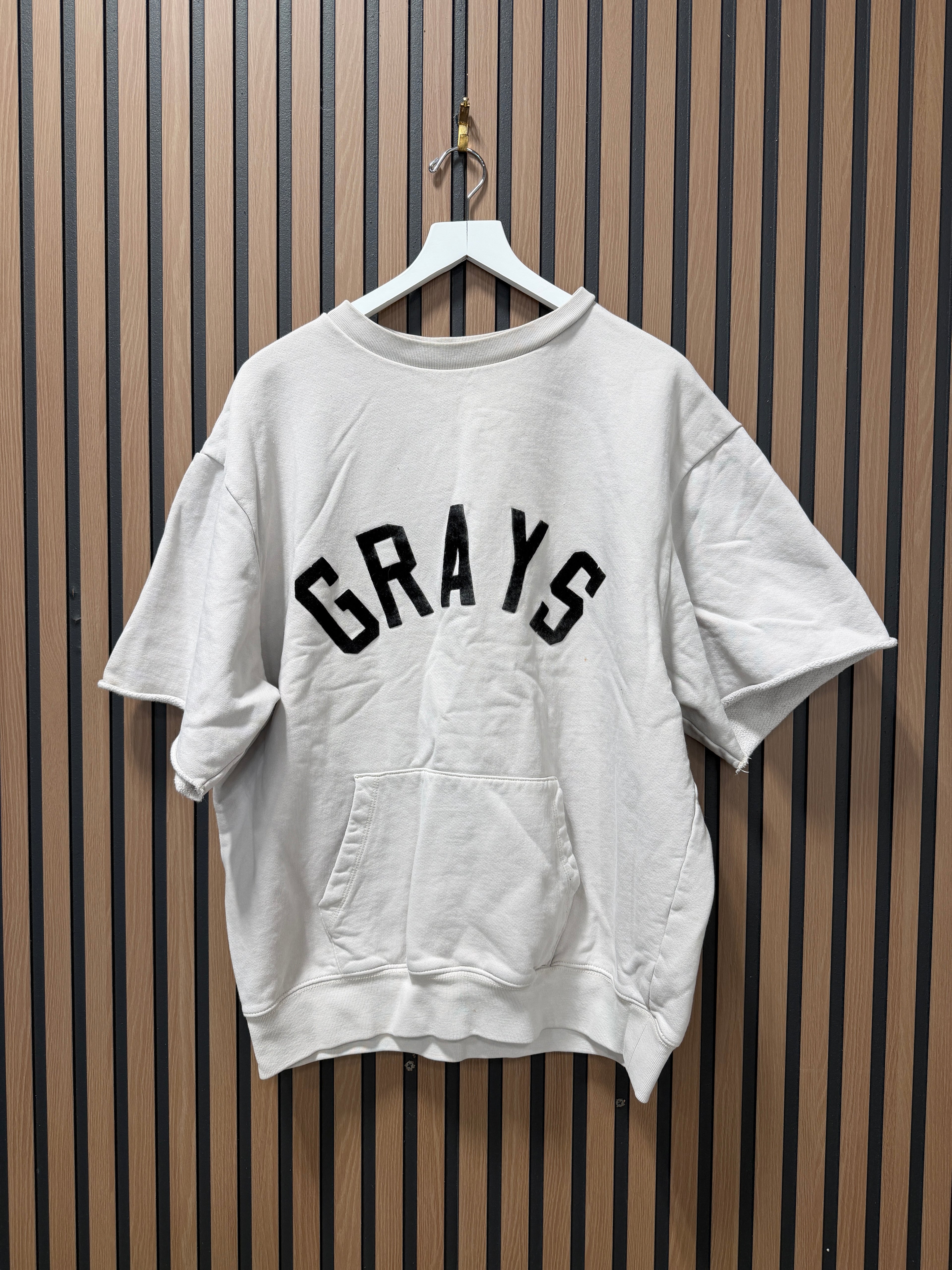 Fear of god GRAYS 7th collection 3/4 sleeve sweatshirt bone Sz M