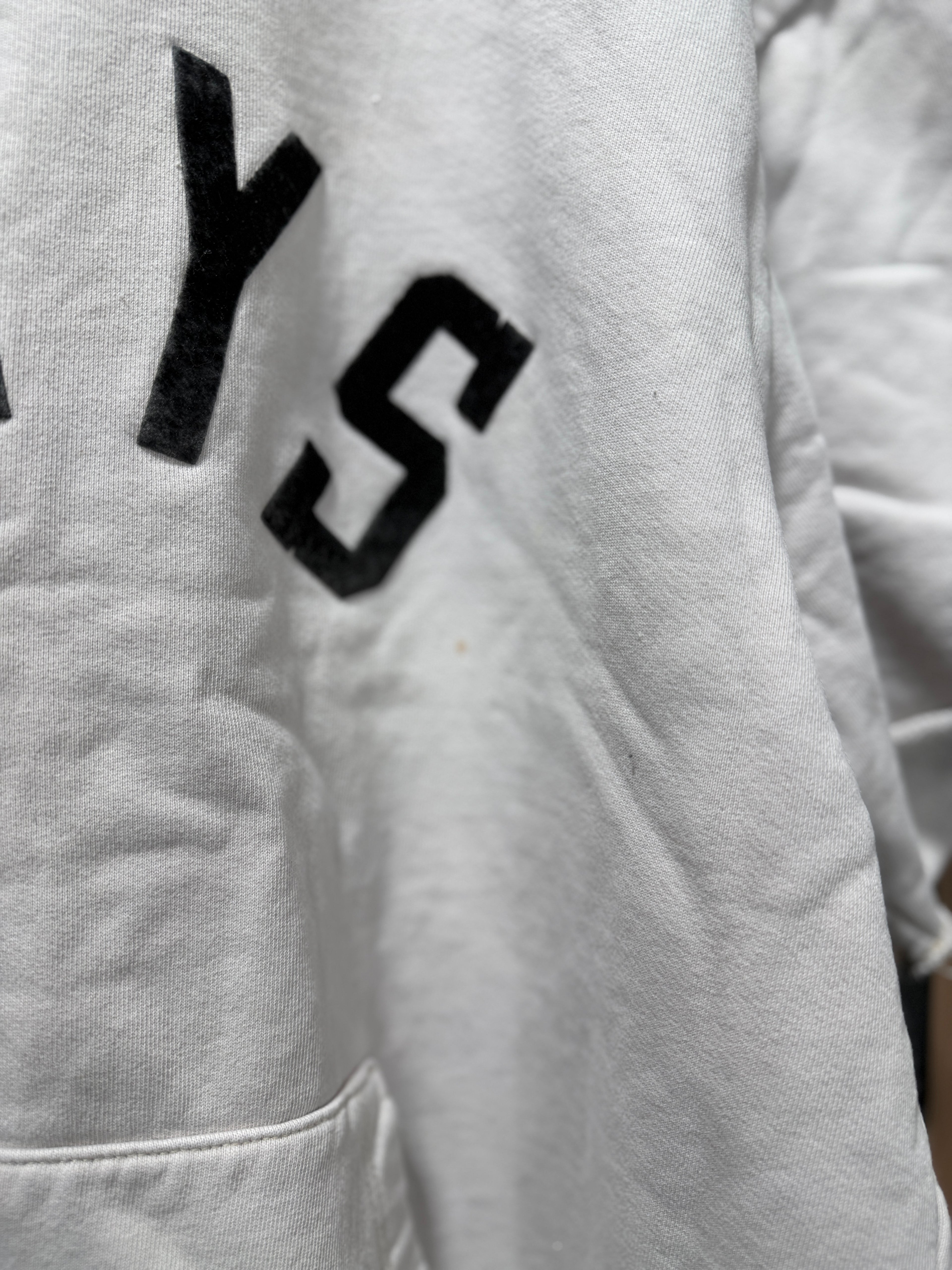 Fear of god GRAYS 7th collection 3/4 sleeve sweatshirt bone Sz M