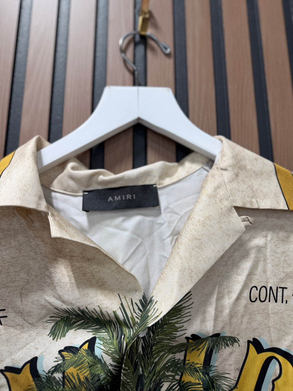 Amiri Silk Printed Shirt Sz Medium/Large (UK 40)