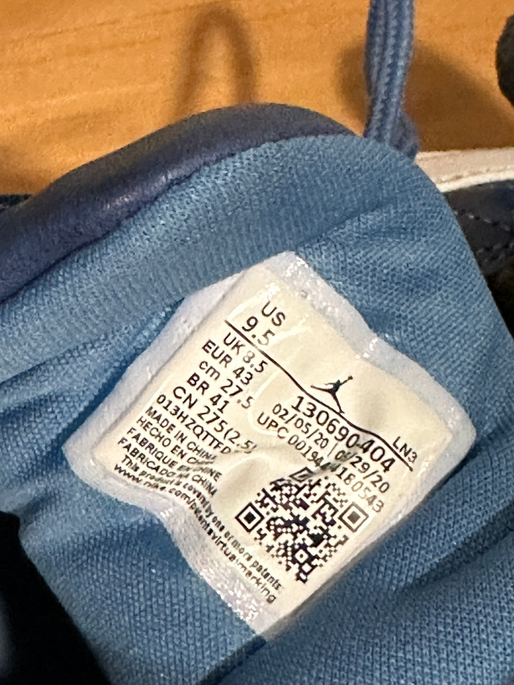 Jordan 12 Retro Indigo Sz 9.5