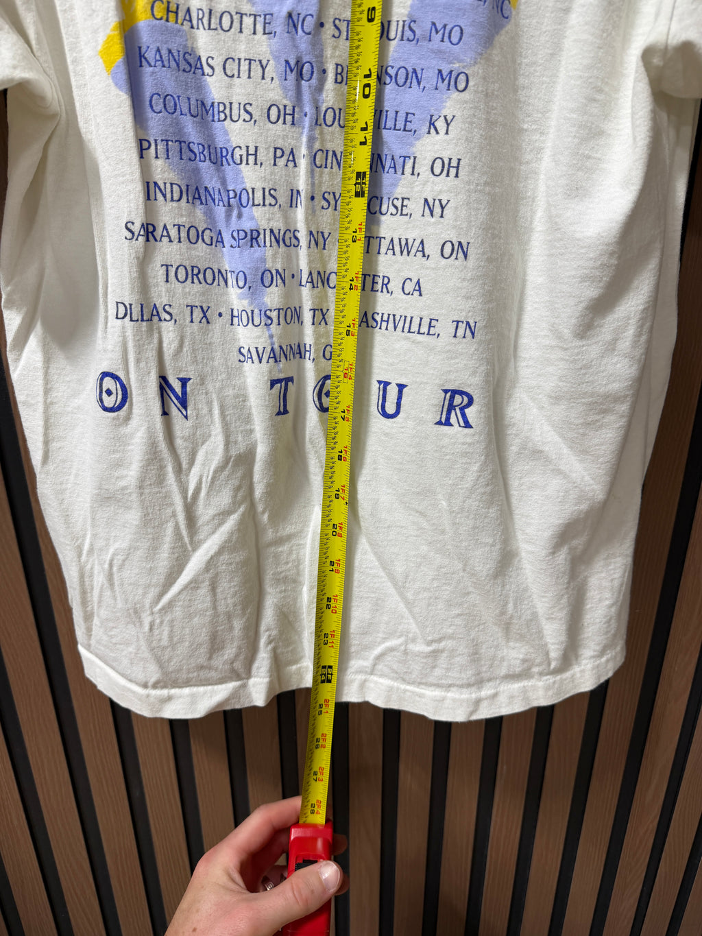 Vintage REBA Tour T-shirt (Fits Small/Medium) 16"W x 24" L