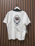 Kith x Wilson Tipped Polo White Sz L