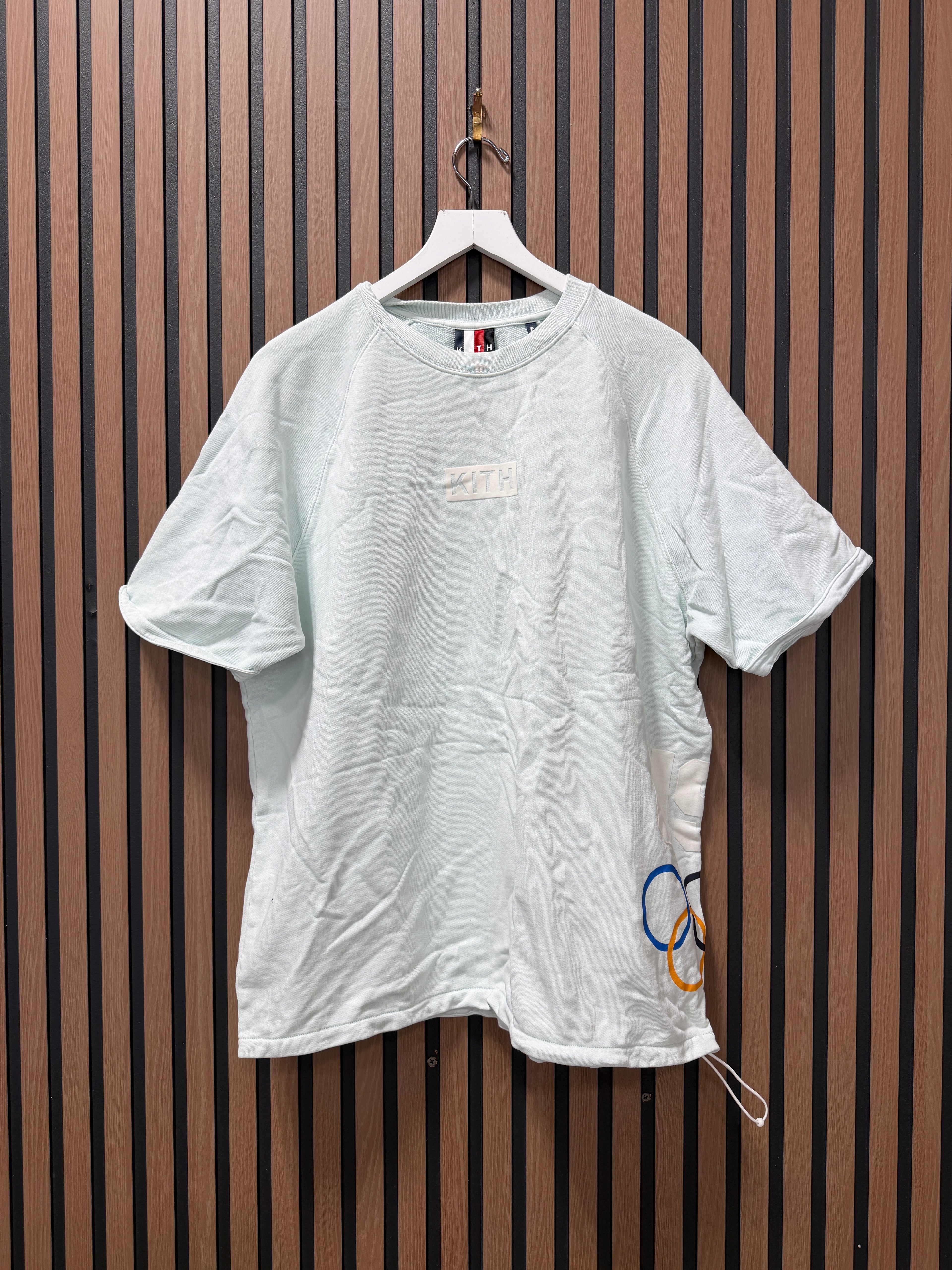 Kith USA Baby Blue Shirt Sz L