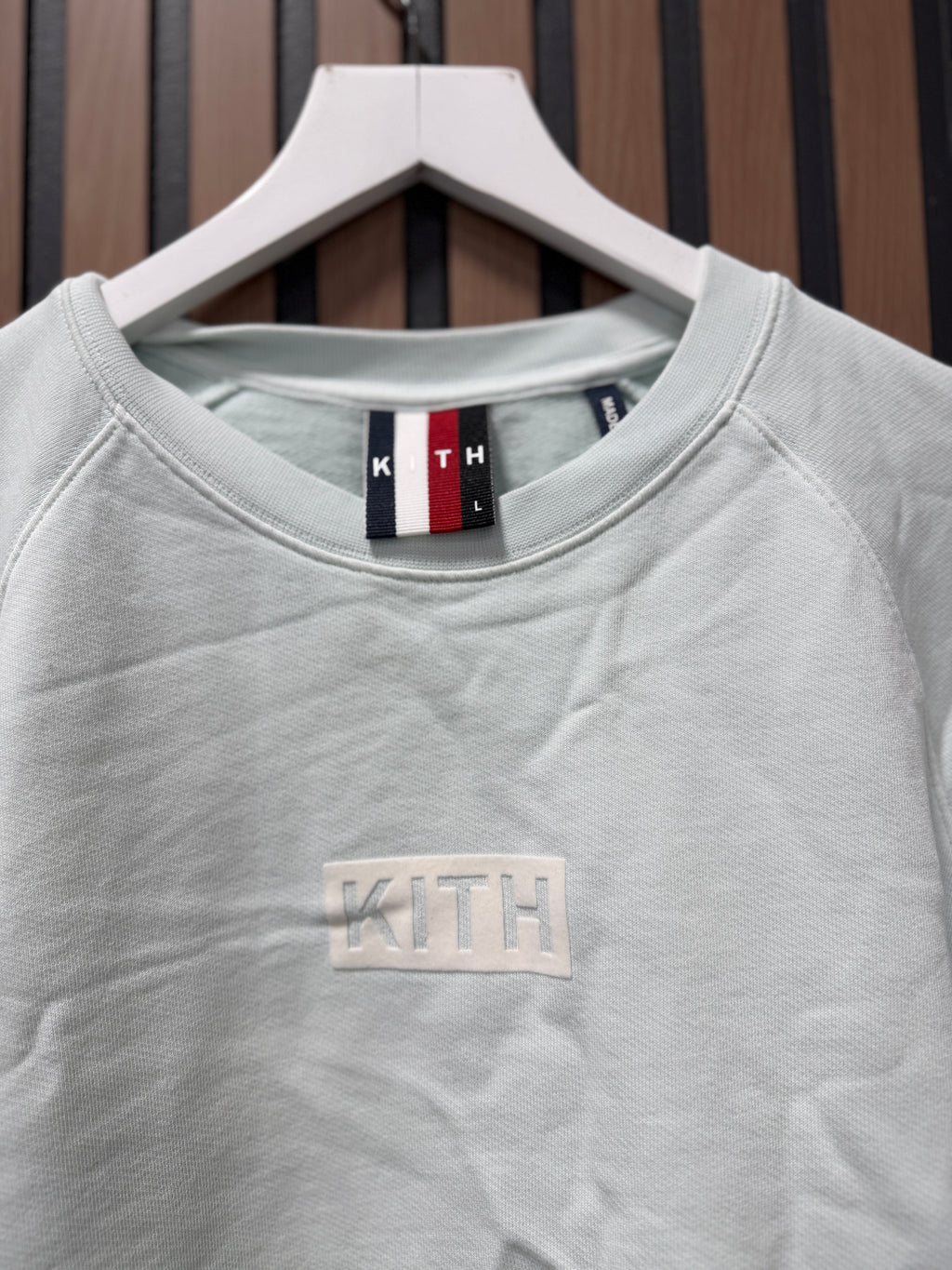 Kith USA Baby Blue Shirt Sz L
