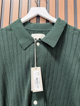 Load image into Gallery viewer, Kith Rhys Knit Stripe Button Down Shirt 'Stadium' Sz XL
