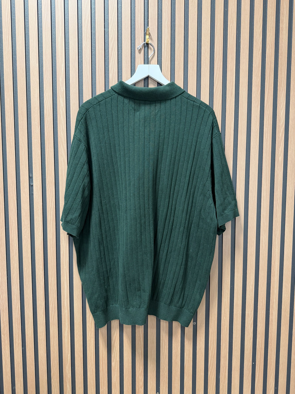 Kith Rhys Knit Stripe Button Down Shirt 'Stadium' Sz XL